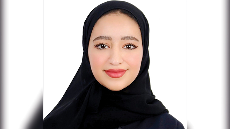 الطالبة غالية محمد.. أحد أعضاء الفريق.   من المصدر