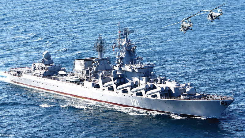 درون «تي بي-2» التي سببت خسائر كبيرة للقوات الروسية ربما تكون مسؤولة عن خسارة الطراد موسكفا الروسي. أرشيفية