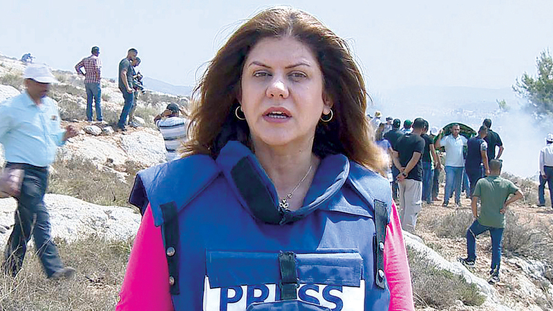 اغتيال أبوعاقلة أبرز الانتهاكات في 2022. أرشيفية