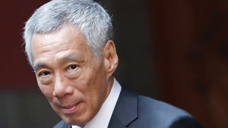 رئيس وزراء سنغافورة لي هسين. أ.ب