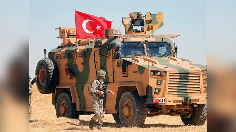القوات التركية في سورية تعتبر حلفاء واشنطن الأكراد مجموعة من الإرهابيين. أرشيفية