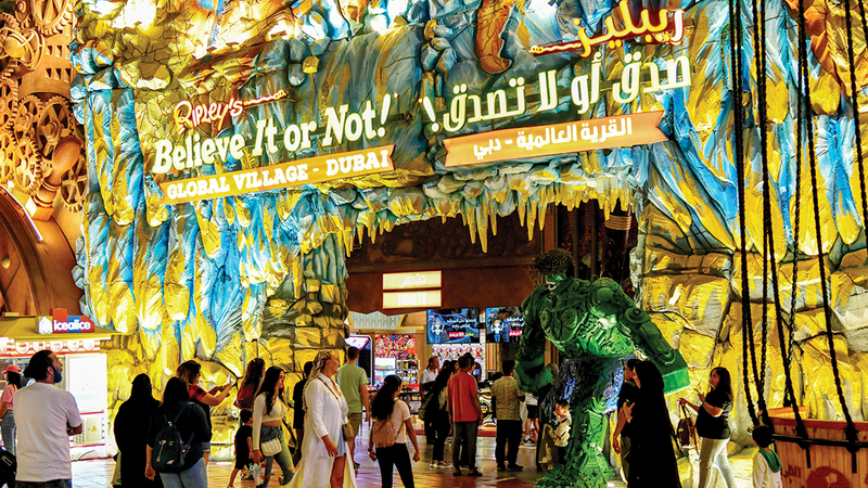 المتحف يحرص على إبهار ضيوف القرية بكل غريب وجديد. من المصدر