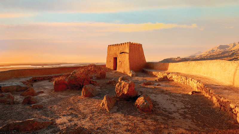 &laquo;قلعة ضاية&raquo; من أكثر المواقع إثارة للإعجاب وأهمية في رأس الخيمة.   من المصدر