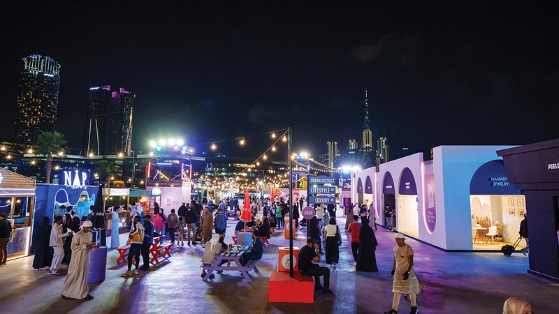 الفعالية عادت بتصميم مبتكر ومقر جديد في حي دبي للتصميم. من المصدر