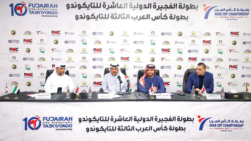 More than 2,000 participants in the Arab Cup and the Fujairah International Taekwondo Championship