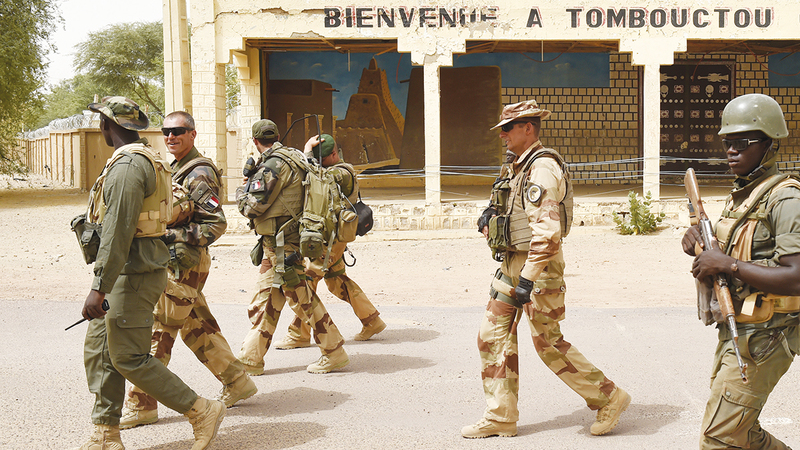 القوات الفرنسية رحلت عن مالي بعد خلاف حول طبيعة دورها. أ.ف.ب