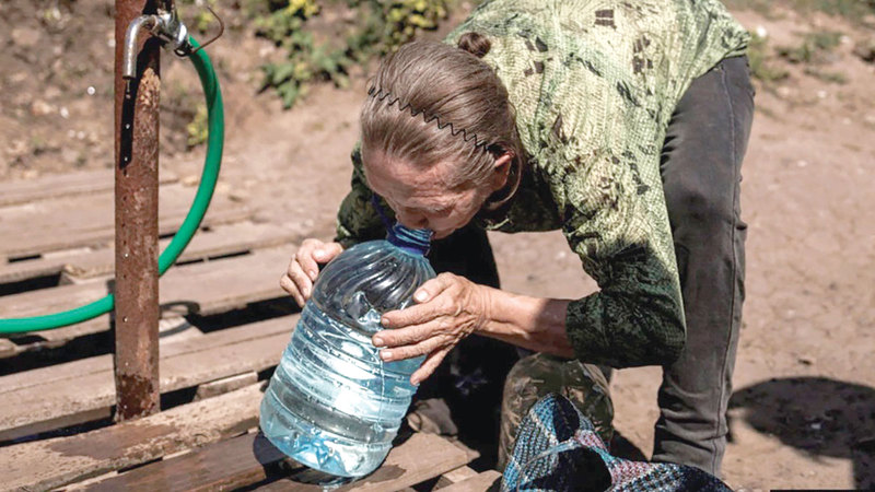محاولة للتعود على الحياة في ظل نقص المياه. أرشيفية