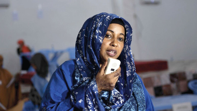صحافية صومالية من «بيلان». من المصدر