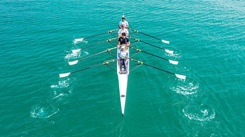 Modern rowing appears for the first time in the “Dubai Maritime” calendar