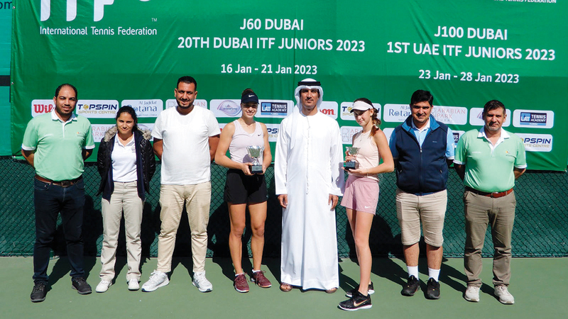 Germany and Switzerland win the first places in the “Dubai Youth Tennis”