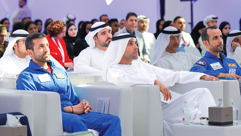 خلال الإعلان عن تفاصيل المهمة والكشف عن شعارها وأبرز تفاصيلها في متحف المستقبل بدبي. من المصدر