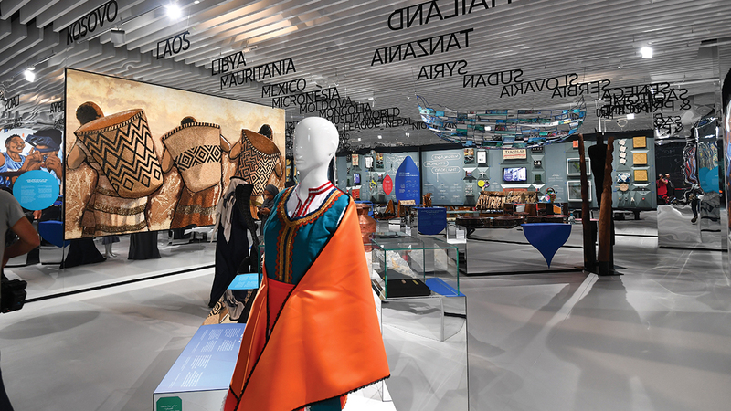 سيتمكن الزوار من الاطلاع على قطع ومقتنيات مختلفة لأكثر من 200 دولة.	 تصوير: أحمد عرديتي