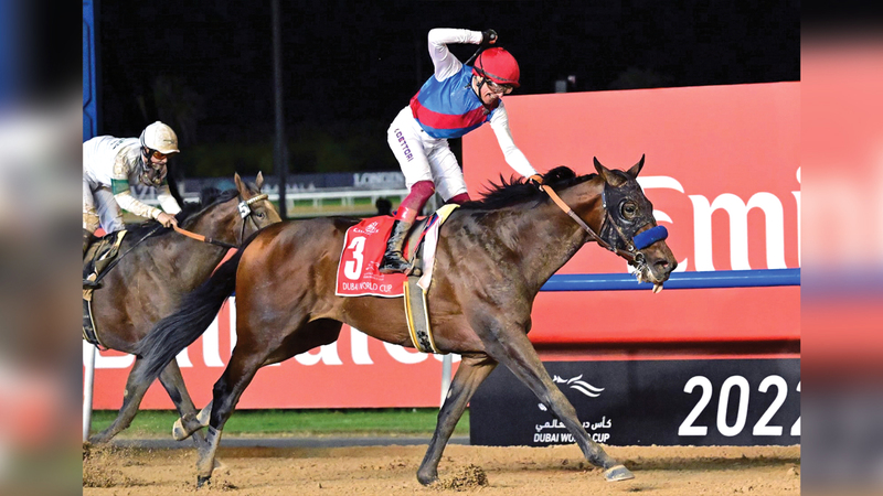 892 horses compete for the titles of the “Dubai World Cup” evening