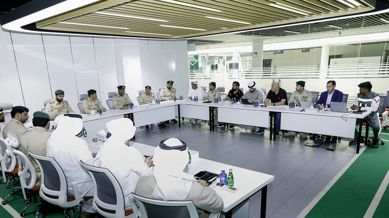 The Dubai Security Committee discusses final preparations for the “Emirates Women’s Tour”