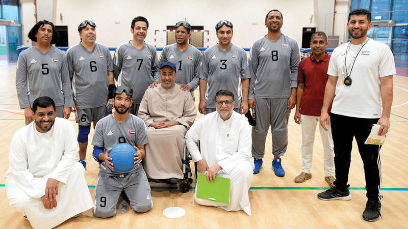 Goalball team for the blind prepares for «West Asia»