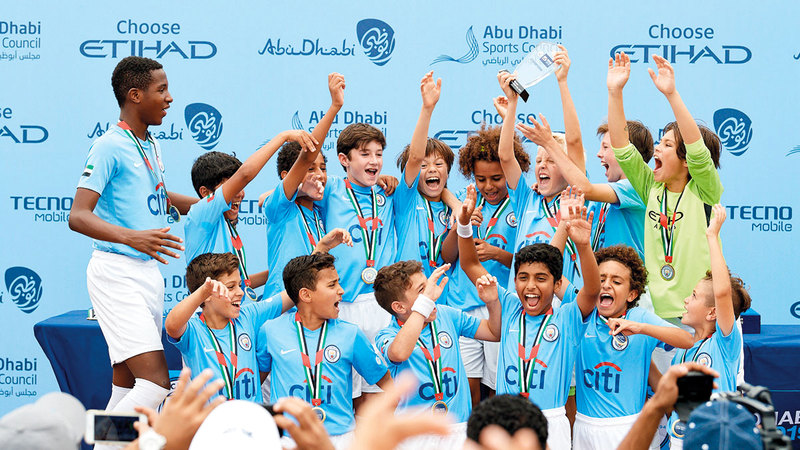 More than 1,700 players participate in the “Manchester City Abu Dhabi Cup”