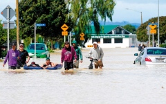 الصورة: 3 قتلى في إعصار نيوزيلندا