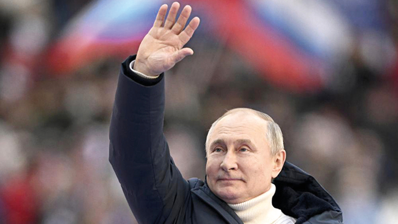 بوتين لن يتراجع ولو واجه خطر انقلاب عسكري. أ.ف.ب