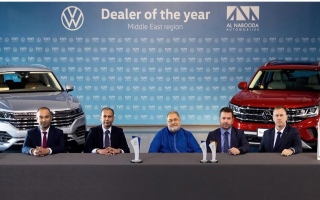 الصورة: "النابودة للسيارات" تفوز بجائزة أفضل وكيل لفولكس واجن في الشرق الأوسط لعام 2022