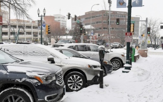 الصورة: أحداث وصور.. عاصفة شتوية قد تؤدي إلى تساقط قياسي للثلوج في أميركا.. صور