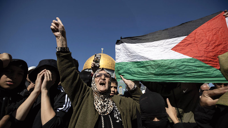 عمان تشعر بالقلق من احتمالات التصعيد بين الفلسطينيين والإسرائيليين.  غيتي