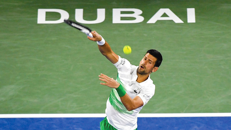 الصربي نوفاك ديوكوفيتش. تصوير: باتريك كاستيلو