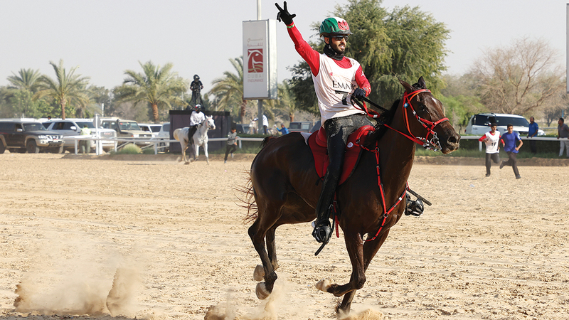 Al Mazrouei wins the Mohammed bin Rashid Endurance Cup