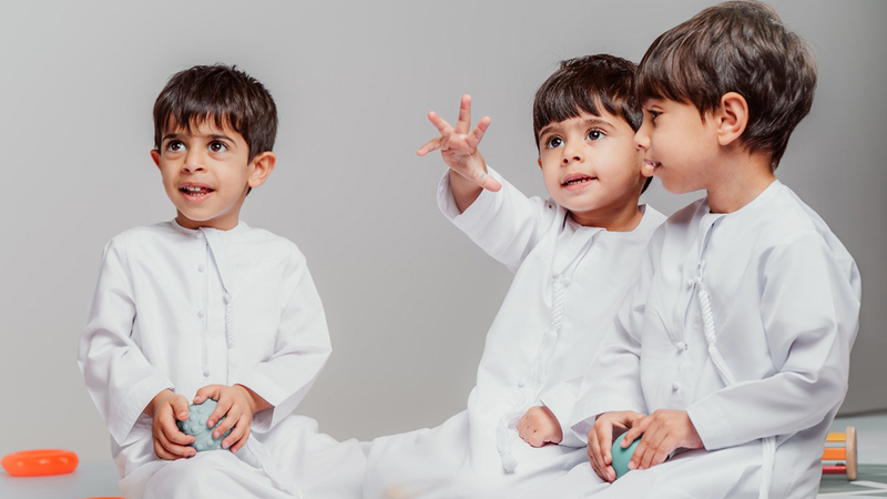 الإمارات تحتفي بـ«يوم الطفل الإماراتي» في 15 مارس من كل عام. أرشيفية