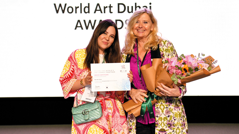 «فنون العالم دبي» اختتم فعالياته بحفل توزيع الجوائز. من المصدر