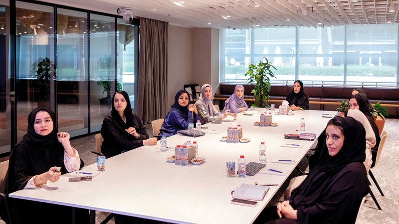 جانب من اجتماع مجلس دبي للمرأة الأول لعام 2023. من المصدر