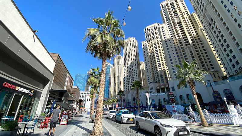 القطاع العقاري في دبي شهد طفرة غير مسبوقة خلال العام الماضي.  تصوير: باتريك كاستيلو