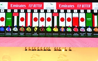 الصورة: بطل كأس دبي العالمي "كنتري غرامر" ينطلق من البوابة 14