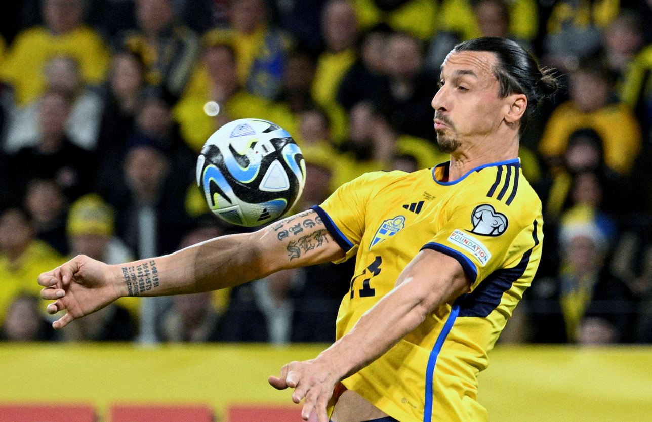 Ibrahimovic.. the second oldest player to participate in the European Cup qualifiers