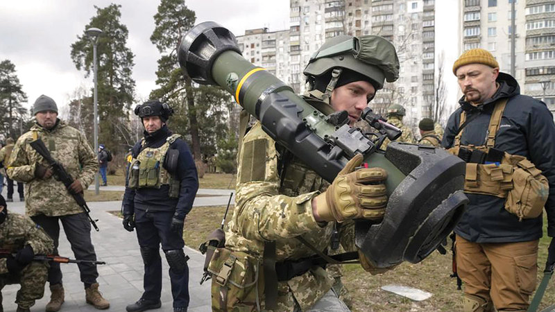 القوات الروسية متهمة بارتكاب جرائم حرب في أوكرانيا. أ.ب