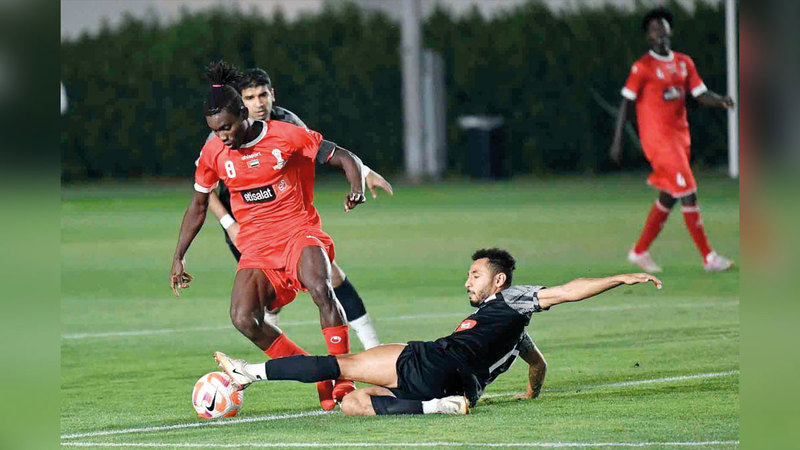 من مباراة فريق مدارس الإمارات الوطنية مع وكالة أنباء الإمارات.   من المصدر