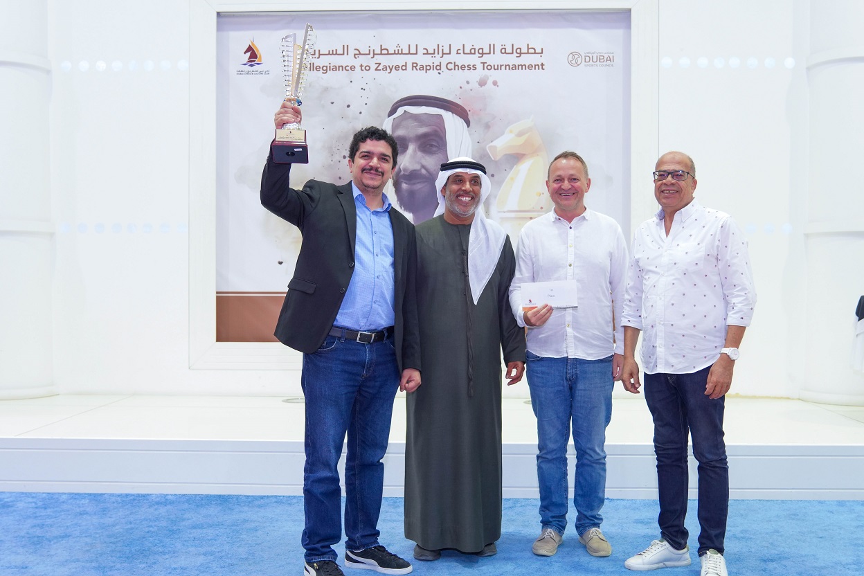 “Old Fox” wins the title of blitz chess in Dubai