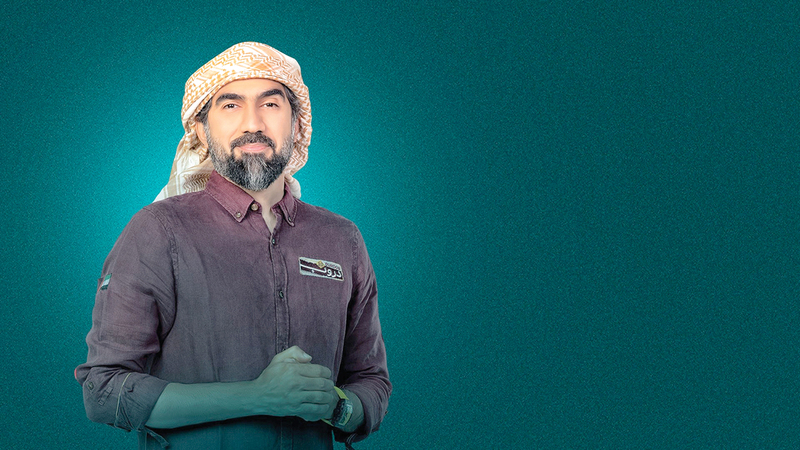 علي آل سلوم يواصل رحلته مع برنامج «دروب».  من المصدر