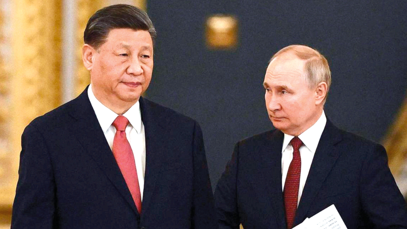 بوتين وشي اتفقا على إضعاف الولايات المتحدة الأميركية.  أرشيفية