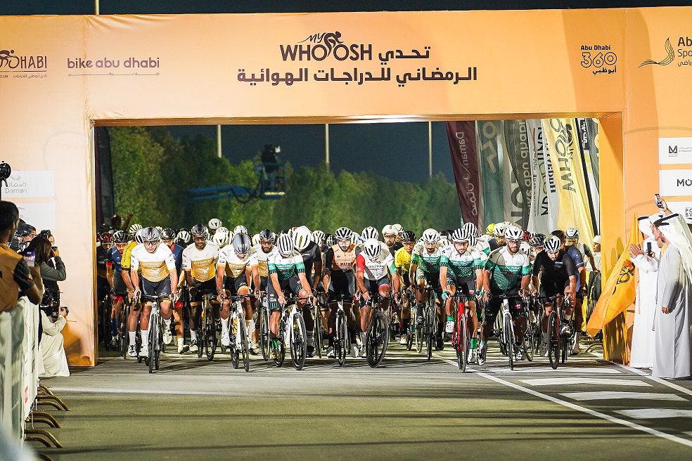 Salem Al-Shumaili is the champion of the “My Wash” Ramadan bicycle challenge