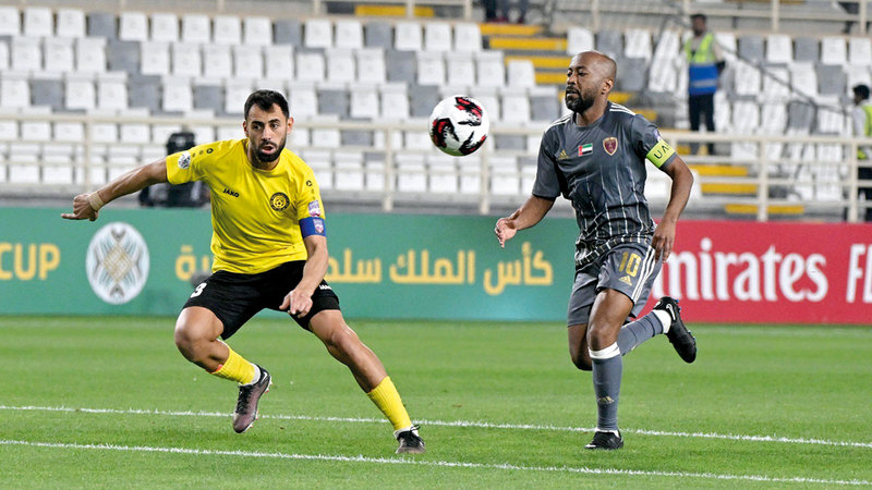 إسماعيل مطر ظهر بلياقة بدنية عالية خلال لقاء البرج اللبناني أول من أمس.  تصوير: إريك أرازاس