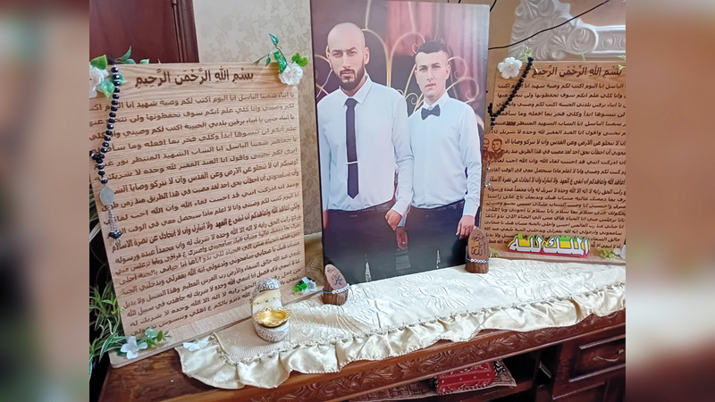 «نور الدين» و«محمد» قتلا على يد قوات الاحتلال. الإمارات اليوم