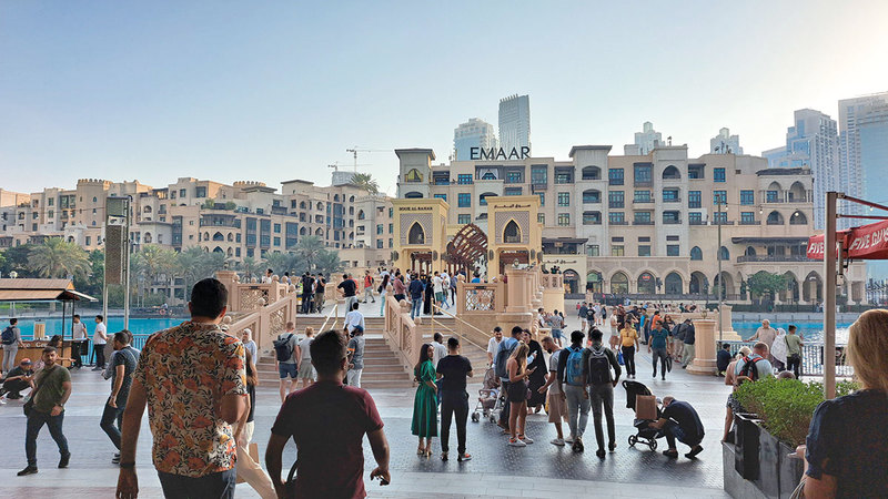 مؤشرات الإقبال السياحي على دبي تبقى قوية خلال الأشهر المقبلة في ظل الحجوزات المستقبلية. تصوير: أحمد عرديتي