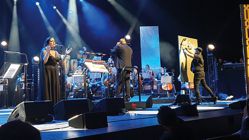 مامللي قدم مزيجاً من الإيقاع الكلاسيكي المدموج بأصالة النغم الشرقي.  الإمارات اليوم