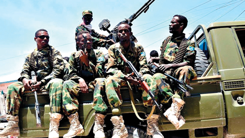 الجيش الصومالي تلقى دعماً كبيراً من الجيران وأميركا.   أرشيفية