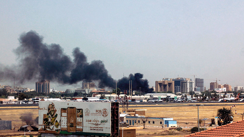 الصراع في الخرطوم تسبب بمقتل نحو 300 شخص من المدنيين خلال الأسبوع الماضي  أ.ف.ب