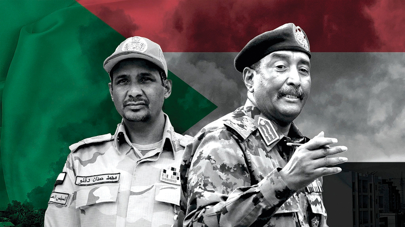 البرهان ودقلو استبعدا فكرة التفاوض معاً في تصريحات علنية منذ بدء القتال.  عن «فايننشيال تايمز»