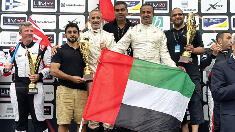The “Fazza 3” boat excels again in the “Mondial X-Cat”