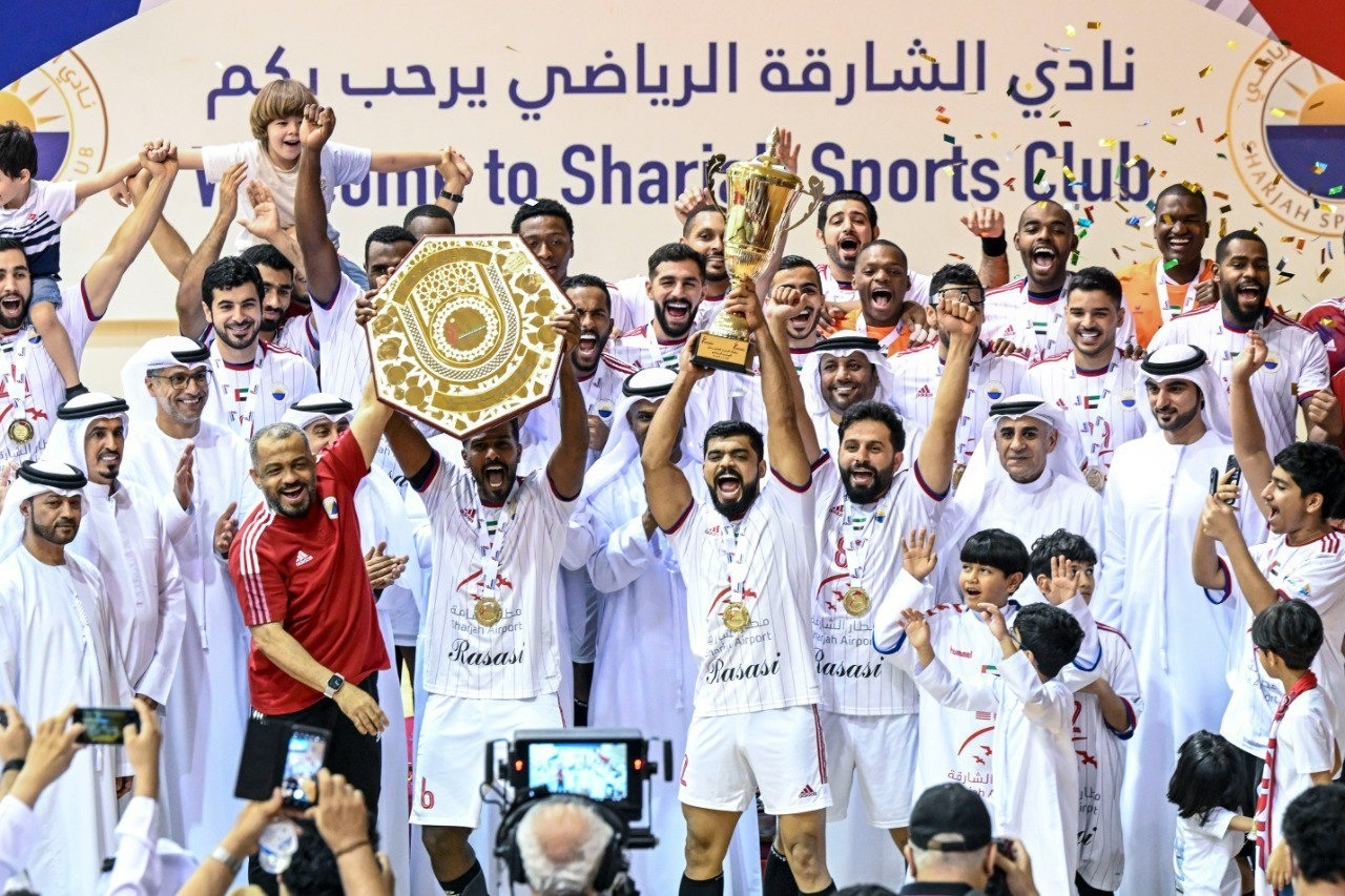 Sharjah is the champion of the Handball League for the seventh time in a row