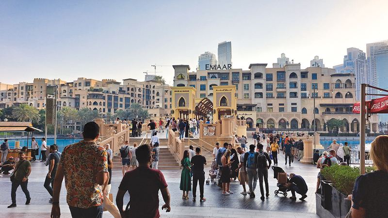 دبي تعتمد استراتيجية التنوع للحفاظ على استدامة نمو القطاع السياحي. تصوير: أحمد عرديتي