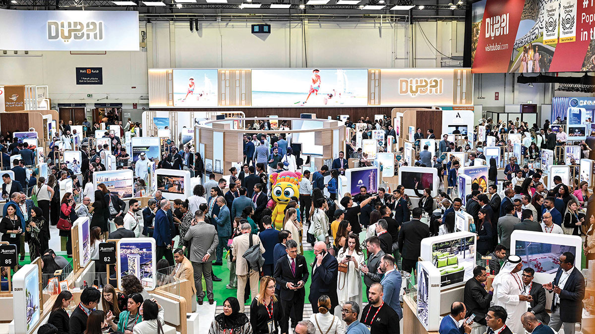 المعرض شهد حضور أكثر من 40 ألف شخص و2100 عارض وممثل من 150 دولة.     تصوير: باتريك كاستيلو